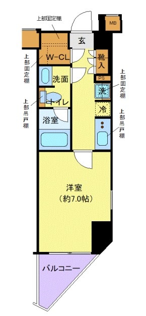 ディアレイシャス落合南長崎の物件間取画像