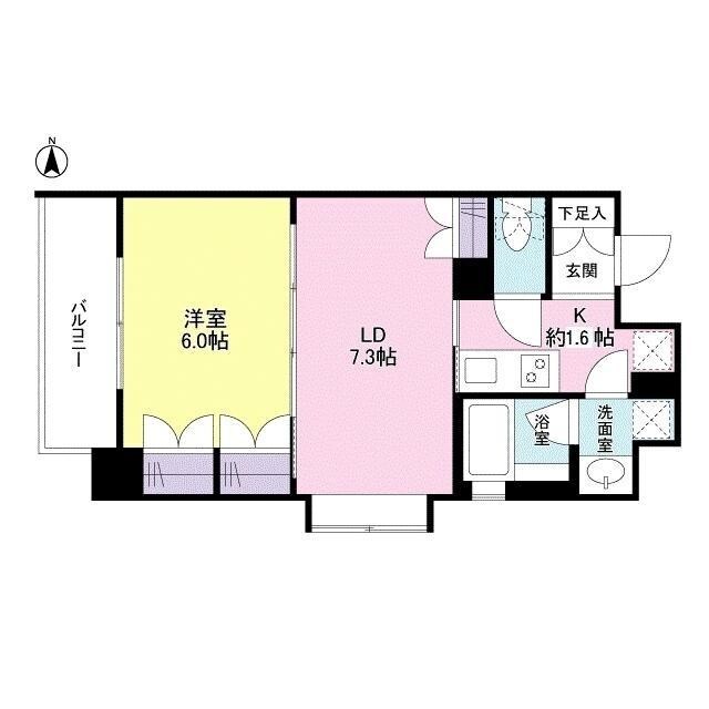 池袋駅 徒歩8分 7階の物件間取画像