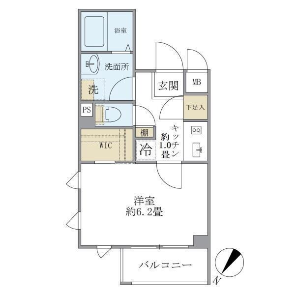 コンポジット渋谷初台の物件間取画像