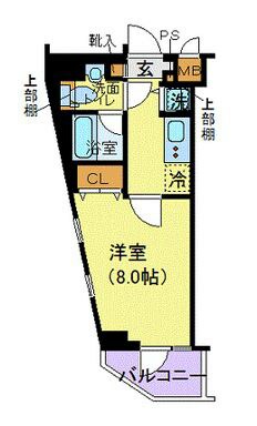 プレセダンヒルズ白金高輪の物件間取画像