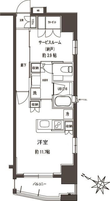 フォレシティ神田多町の物件間取画像