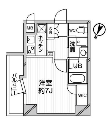 巣鴨駅 徒歩1分 5階の物件間取画像