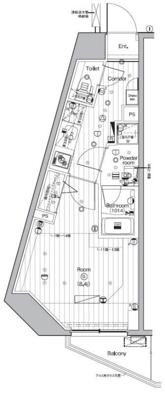 要町駅 徒歩10分 5階の物件間取画像