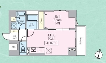 THEROOMの物件間取画像