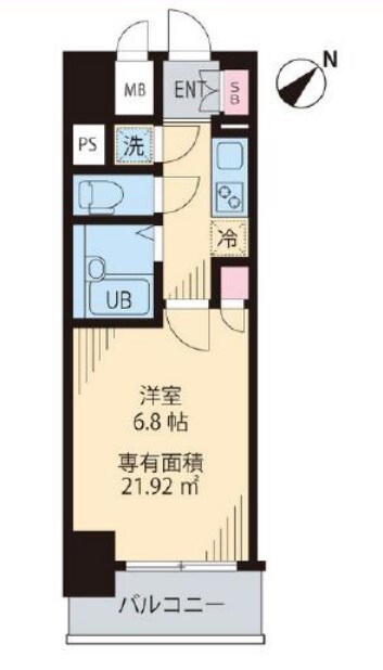 パレステュディオ銀座東の物件間取画像