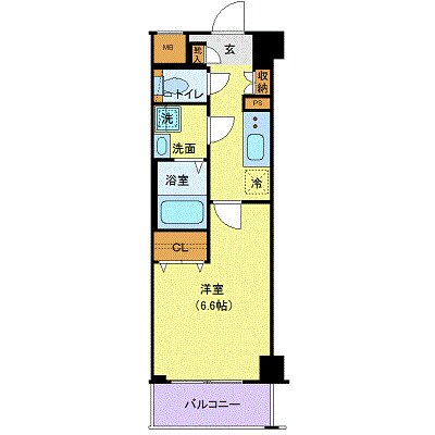 メイクスデザイン浦安の物件間取画像