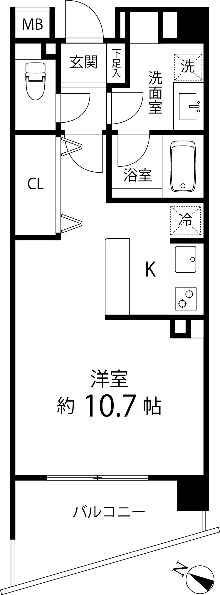 グレイスコート志村三丁目の物件間取画像