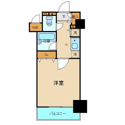 パークウェル西新宿Ⅱの物件間取画像