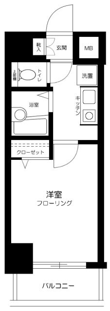 プレール代々木公園弐番館の物件間取画像