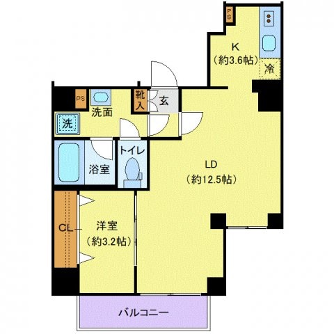 ディアレイシャス南砂町の物件間取画像