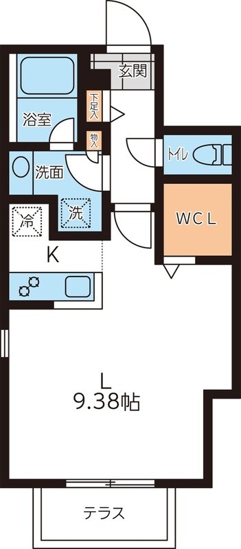 笹塚駅 徒歩8分 1階の物件間取画像