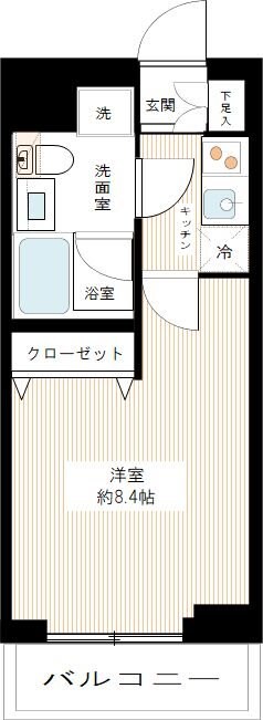 大鳥居駅 徒歩11分 3階の物件間取画像