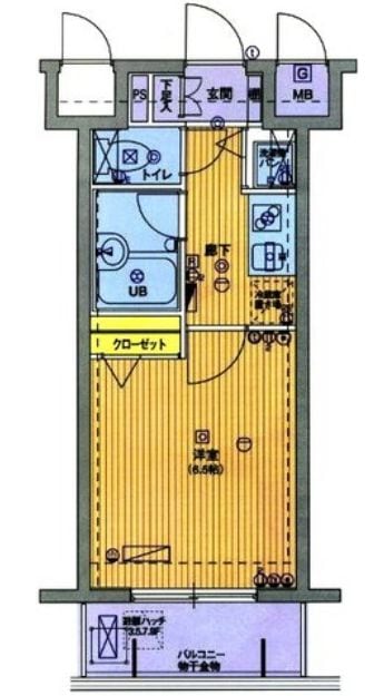 目黒駅 徒歩11分 8階の物件間取画像