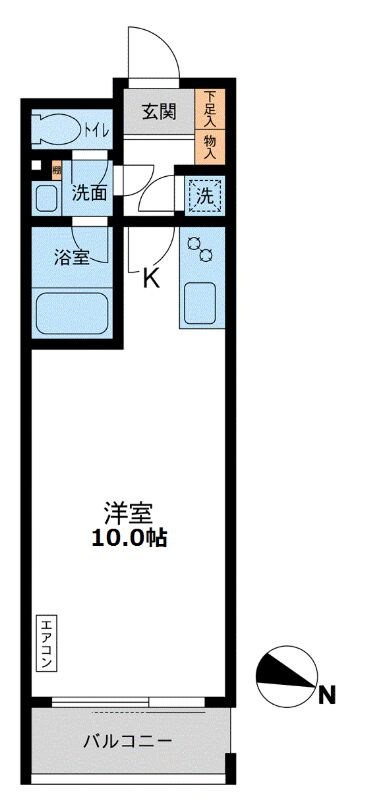 CASSIA目黒の物件間取画像