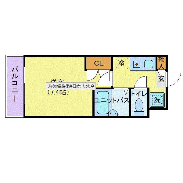 カレッジスクエア日野の物件間取画像