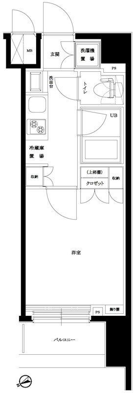 六郷土手駅 徒歩2分 4階の物件間取画像