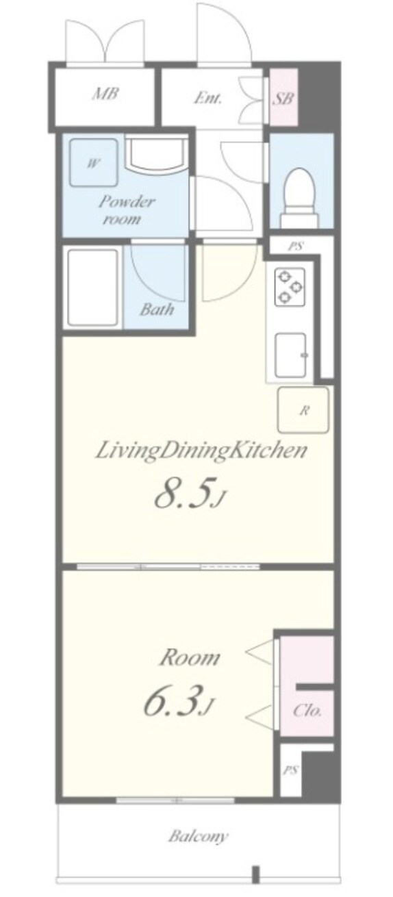 JPT RESIDENSEの物件間取画像