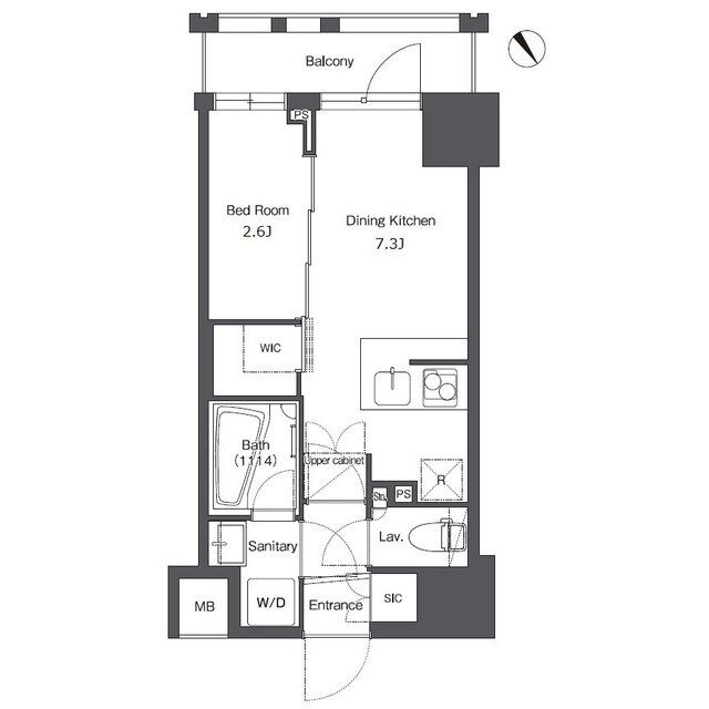 コンフォリア台東根岸の物件間取画像
