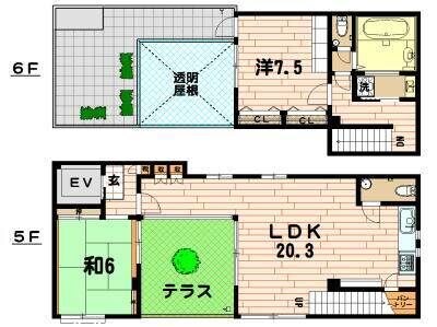 インペリアルビルの物件間取画像