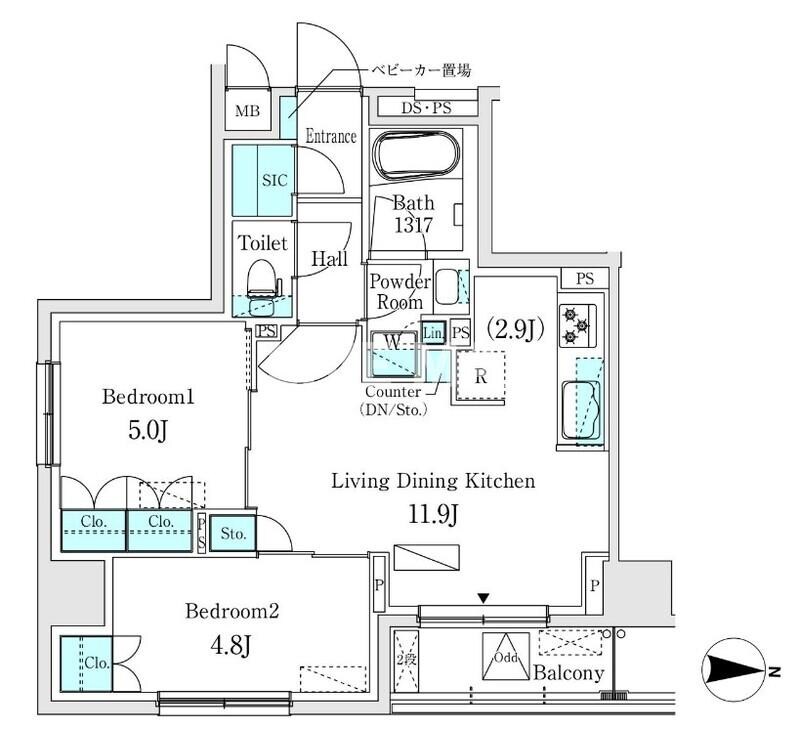 ASMACI MAISON両国Ⅰの物件間取画像
