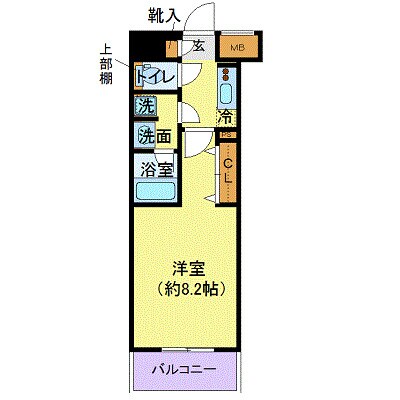 プレール・ドゥーク潮見Ⅱの物件間取画像