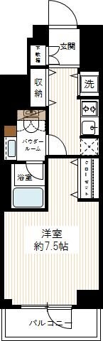 とうきょうスカイツリー駅 徒歩7分 10階の物件間取画像