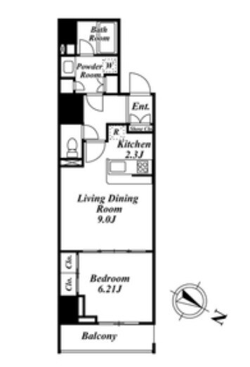 パークウッドレジデンス日本橋の物件間取画像