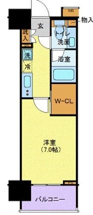 ルリオン豊洲ウォーターフロントの物件間取画像