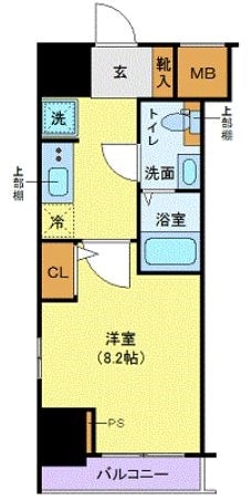 ジェノヴィア白金台グリーンヴェールの物件間取画像