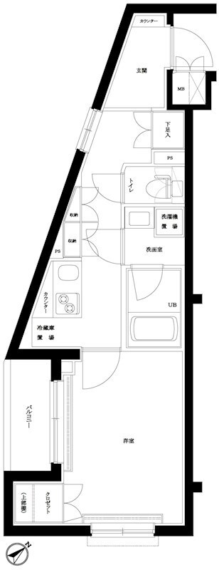 中村橋駅 徒歩6分 4階の物件間取画像