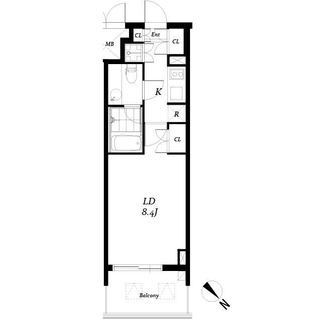 チェスターコート御茶ノ水の物件間取画像
