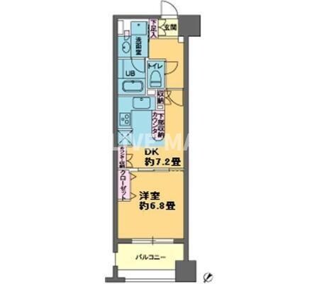 パークキューブ日本橋水天宮の物件間取画像