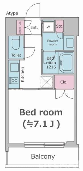 渋谷駅 徒歩5分 7階の物件間取画像