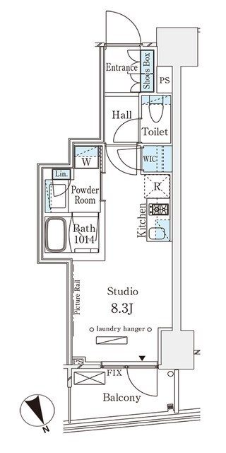 表参道駅 徒歩12分 3階の物件間取画像