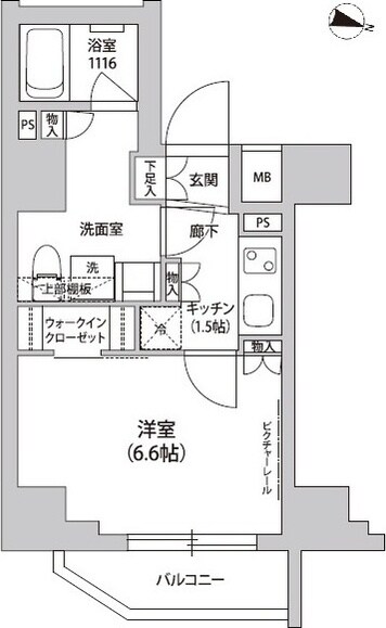 グランドルチェ門前仲町の物件間取画像