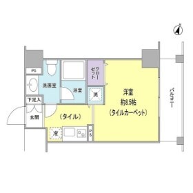 江戸川橋駅 徒歩4分 7階の物件間取画像