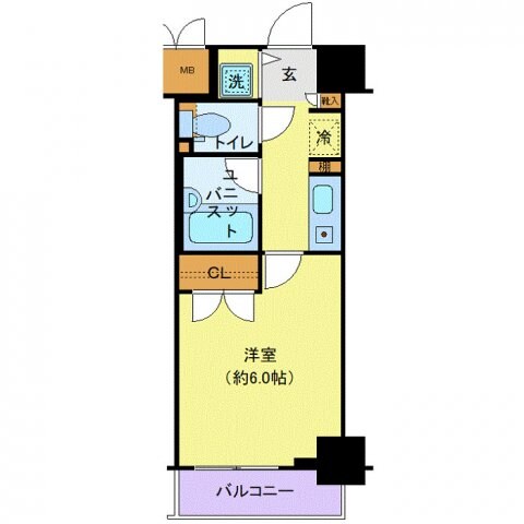 モア・クレスト築地の物件間取画像