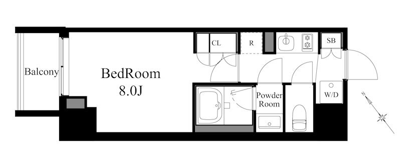 ラティエラ上野入谷の物件間取画像