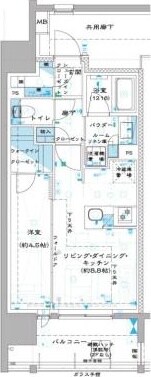 オーパスレジデンス中板橋の物件間取画像