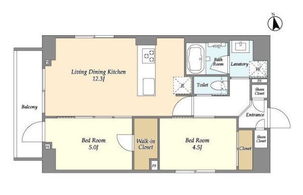 上野駅 徒歩3分 3階の物件間取画像
