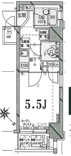 CYNTHIA護国寺StationPlazaの物件間取画像