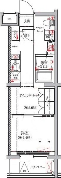 セジョリ板橋坂下Ⅱの物件間取画像