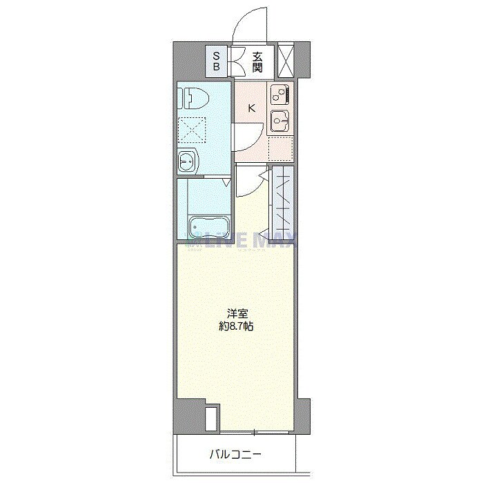 プレール・ドゥーク東陽町Ⅱの物件間取画像