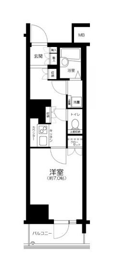 人形町駅 徒歩1分 2階の物件間取画像