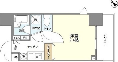 高輪台駅 徒歩2分 8階の物件内観写真