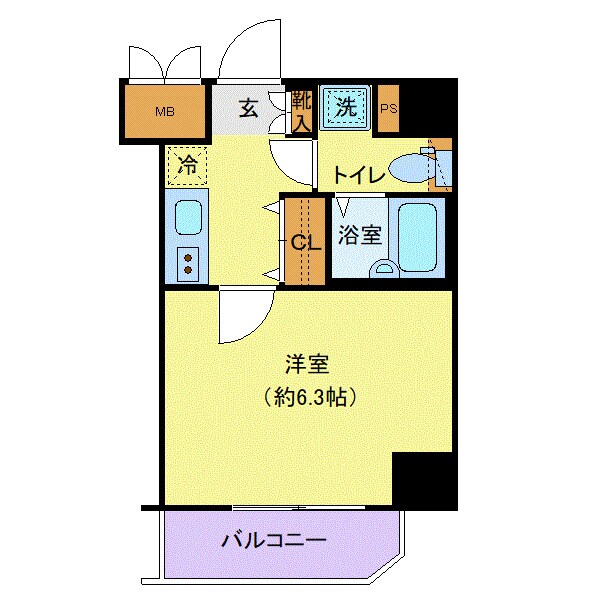 レジオス千鳥町の物件間取画像