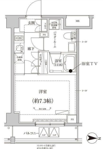 東大島駅 徒歩8分 3階の物件間取画像