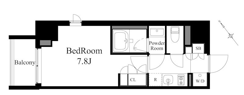 入谷駅 徒歩4分 6階の物件間取画像