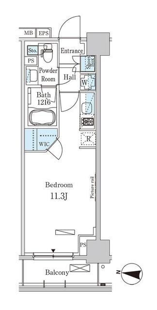 パークアクシス木場キャナル　ウエストの物件間取画像