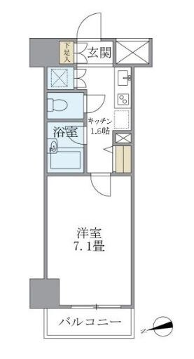 稲荷町駅 徒歩6分 4階の物件間取画像